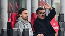 AC Milan mengumumkan pada 6 Juni 2023 bahwa Paolo Maldini mengakhiri masa jabatannya di Klub, efektif 5 Juni 2023. (AFP/Miguel Medina)