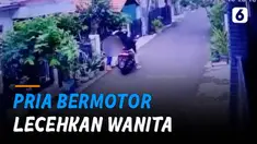 Pria bermotor mendekati korban berpura-pura menanyakan alamat.