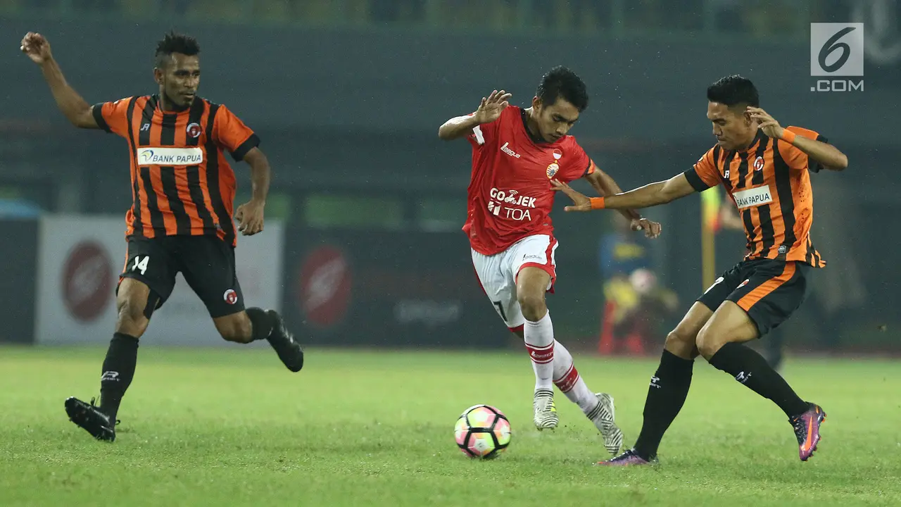 Persija Menang Telak atas Perserui