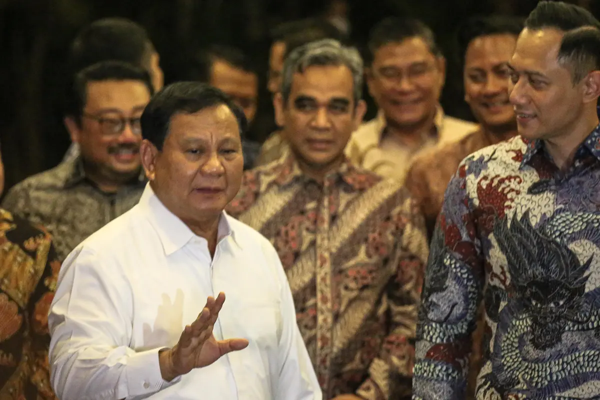 Pernyataan Prabowo Subianto dan AHY Usai Gelar Pertemuan