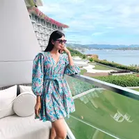 Syahnaz Sadiqah kembali pamer body goals saat liburan (Instagram/syahnazs)