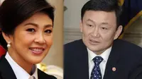 Yingluck Shinawatra dan Thaksin Shinawatra (voicetv.co.th)