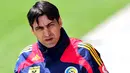 Coach of the Romanian national football team Victor Piturca attends a training session at AFG Arena stadium on June 14, 2008 in St.Gallen.  AFP PHOTO / DANIEL MIHAILESCU
