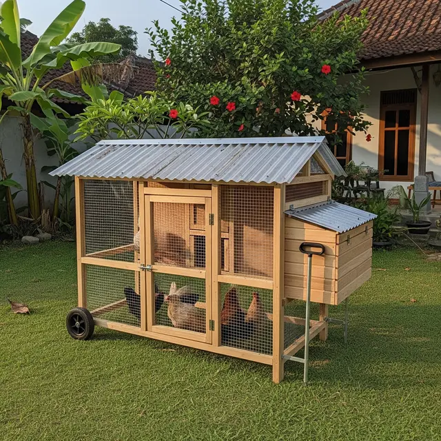 9 Desain Kandang Ayam Umbaran di Rumah