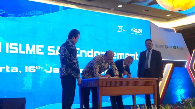 KKP bersama Pemerintah Timor Leste, dan FAO melakukan penandatanganan dokumen Strategic Action Programme (SAP) yang merupakan penerapan dari Hibah GEF-5 “Enabling Transboundary Cooperation for Sustainble Management of the Indonesian Seas".