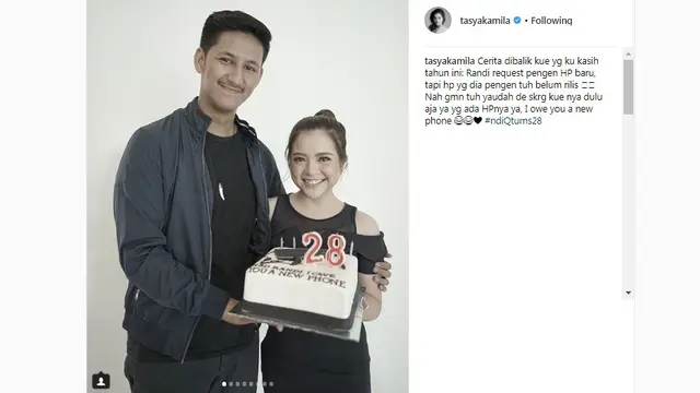 Tasya Kamila dan Randi Bachtiar
