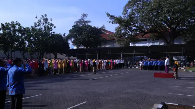 BNN menggelar upacara peringatan Hari Kartini.
