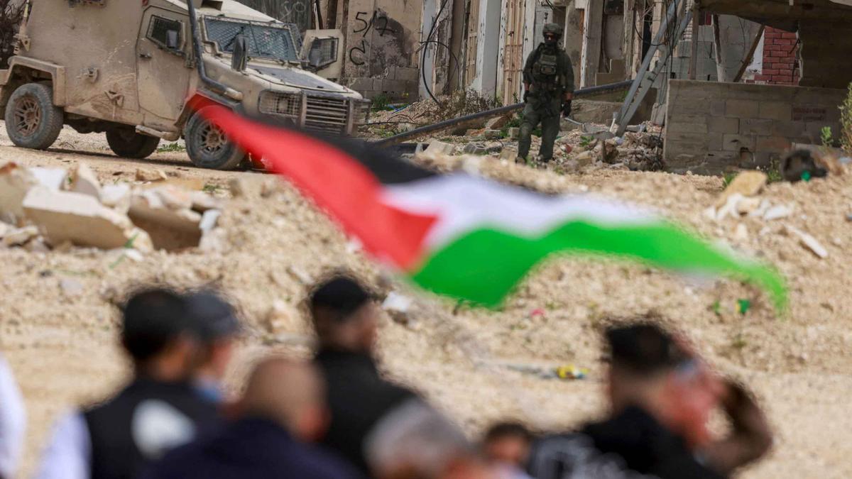 Warga Palestina Berunjuk Rasa Desak Israel Buka Akses Kamp Pengungsi Nur Shams