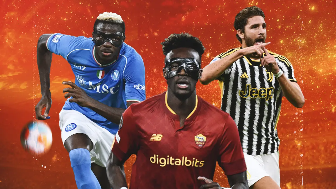 Ilustrasi - Victor Osimhen, Tammy Abraham, Manuel Locatelli
