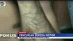 HM tertangkap basah lantaran kepergok mencuri sepeda motor milik seorang wanita bersama rekannya di kawasan ini.