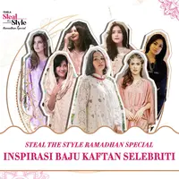 Lebaran akan menjadi waktu bahagia berkumpul bersama keluarga. Sempurnakan momen tersebut dengan penampilan menawan dengan mengandalkan kaftan. Curi inspirasi fashion-nya dari deretan selebriti favorit berikut yuk!