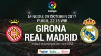 La Liga 2017 Girona vs Real Madrid (Bola.com/Adreanus Titus)