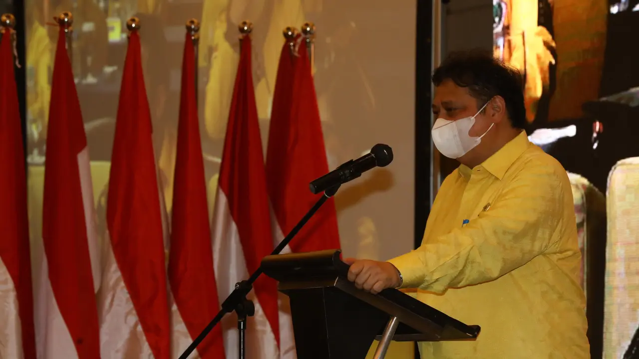 Ketua umum Partai Golkar, Airlangga Hartarto