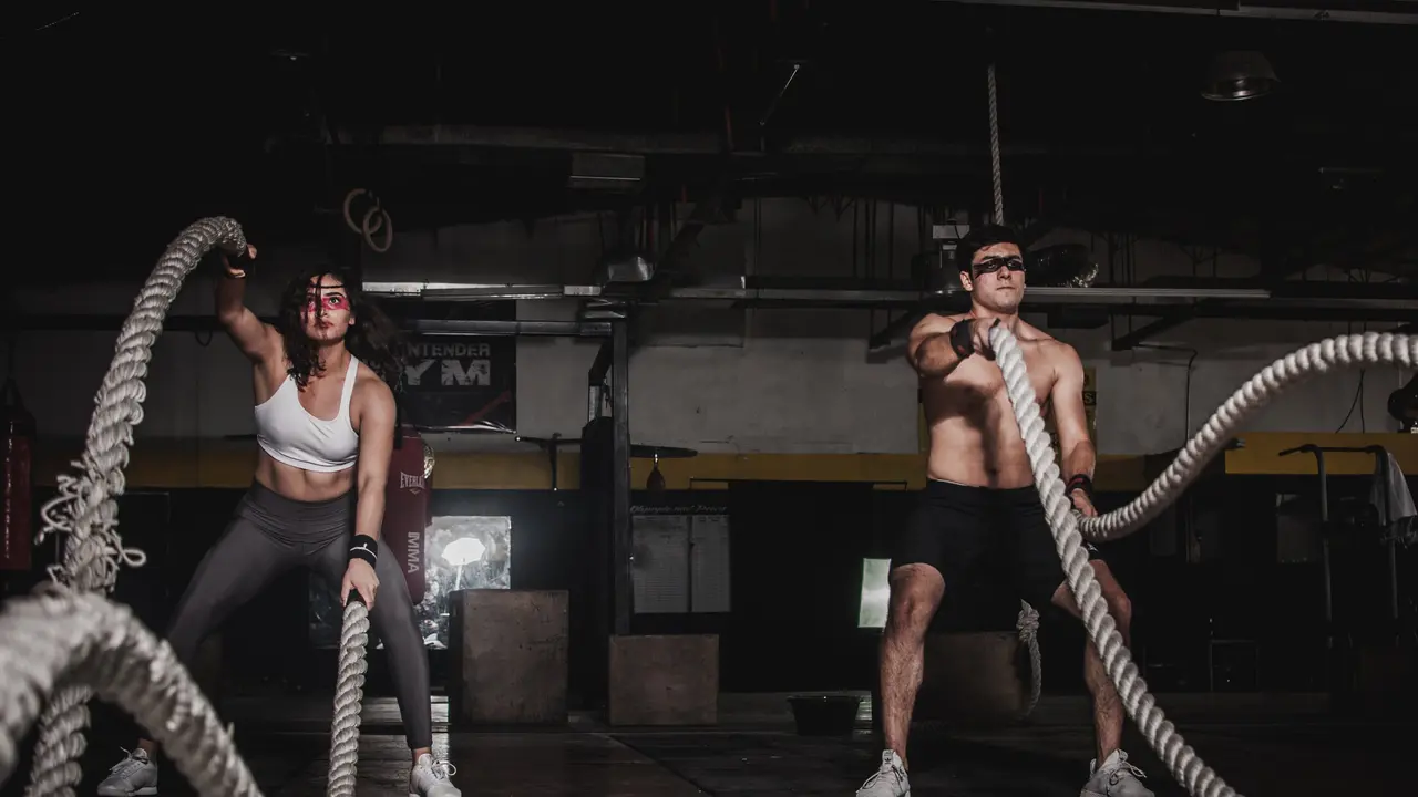 Contoh ilustrasi micro-gym dalam jumlah kecil