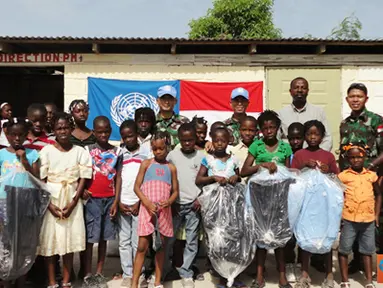 Citizen6, Haiti: Kepala sekolah, Jean Baptiste Aqilus menyampaikan ucapan terima kasih dan apresiasi yang sangat tinggi kepada Indonesia yang telah hadir dan memberikan bantuan ke sekolah mereka. (Pengirim: Badarudin Bakri)