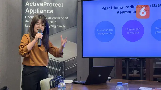 Country Manager Synology Indonesia, Clara Hsu. Liputan6.com/Iskandar