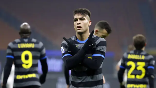 FOTO: Bantai Benevento, Inter Milan Terus Bayangi AC Milan di Puncak Klasemen