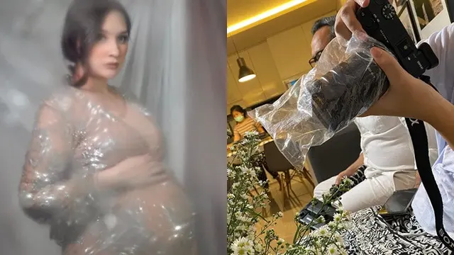 6 Potret Mona Ratuliu Jalani Maternity Shoot di Rumah, Pakai Properti Sederhana