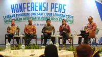 Konferensi Pers Layanan Program JKN Saat Libur Lebaran 2024 "Mudik Aman Berkesan Bersama BPJS Kesehatan", Jakarta, Rabu, 20 Maret 2024.