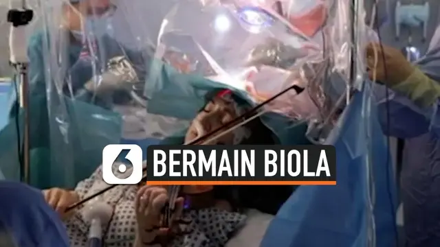 VIDEO: Wanita Ini Mainkan Biola Saat Operasi Tumor Otak