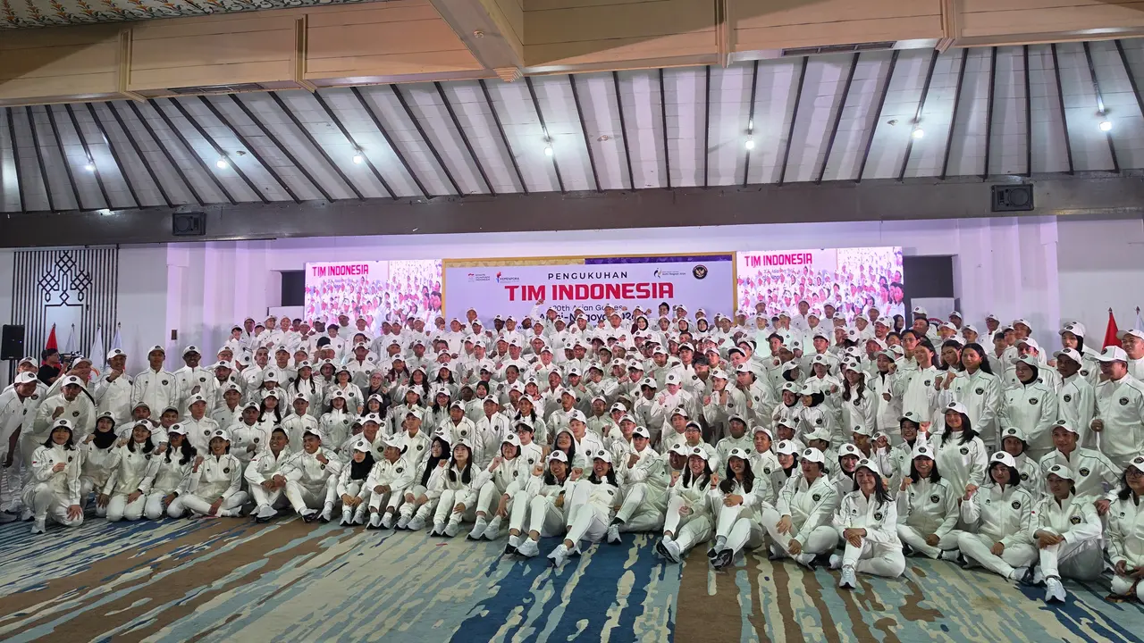 Pengukuhan Tim Indonesia di Asian Games 2026