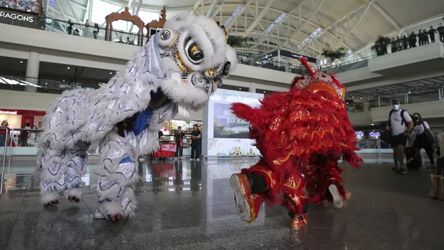 Bali menyambut kembali penerbangan pertama dari China