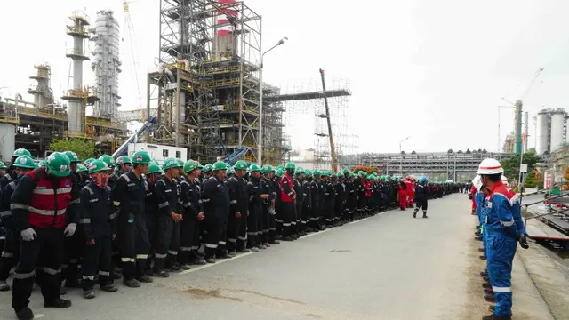 PT Kilang Pertamina Internasional (KPI) Unit Balikpapan tengah melaksanakan proyek Turn Arround (TA) Revamp atau perawatan kilang berkala. (Foto: Pertamina)