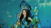 Nadia Purwoko akan gunakan busana nasional bawah laut Lombok di ajang Miss Grand International 2018 (Instagram/officialmissgrandindonesia)
