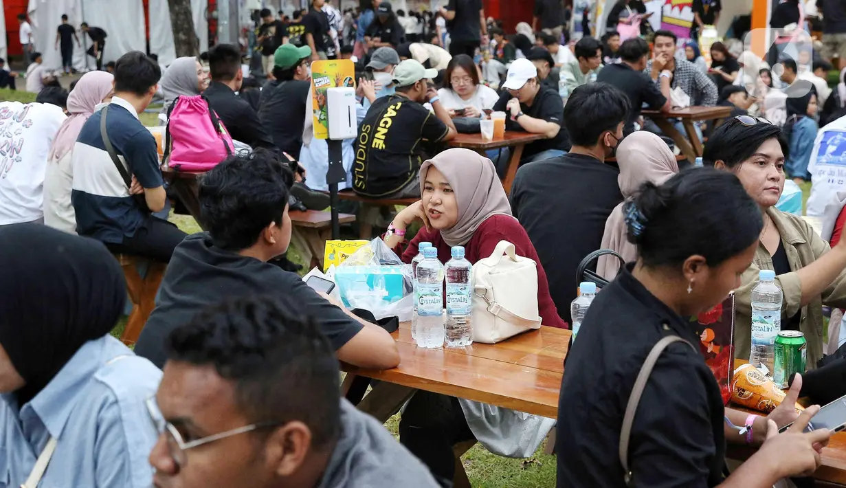 Di hari pertama, pengunjung KapanLagi Buka Bareng BRI Festival 2025 bakal bisa menikmati penampilan Perunggu, V1RST, Reality Club, Juicy Luicy, Tulus sampai Bernadya. (Liputan6.com/Angga Yuniar)