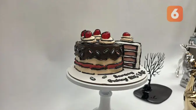 <p>Hasil foto Galaxy S25 Edge untuk menjepret sebuah detail 3D cake (Liputan6.com/ Agustin Setyo Wardani)</p>