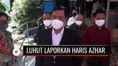 Pencemaran nama baik di media sosial, Menkomarves Luhut Binsar Panjaitan melaporkan Haris Azhar dan Koordinator Kontras ke Polda Metro Jaya, pada Rabu (22/9).