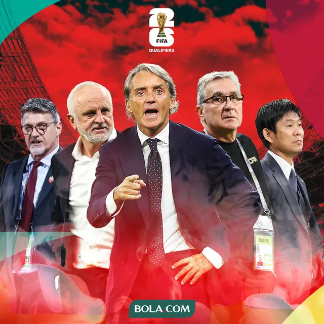Kualifikasi Piala Dunia 2026 - Dragan Talajic, Graham Arnold, Roberto Mancini, Branko Ivankovic, Hajime Moriyasu