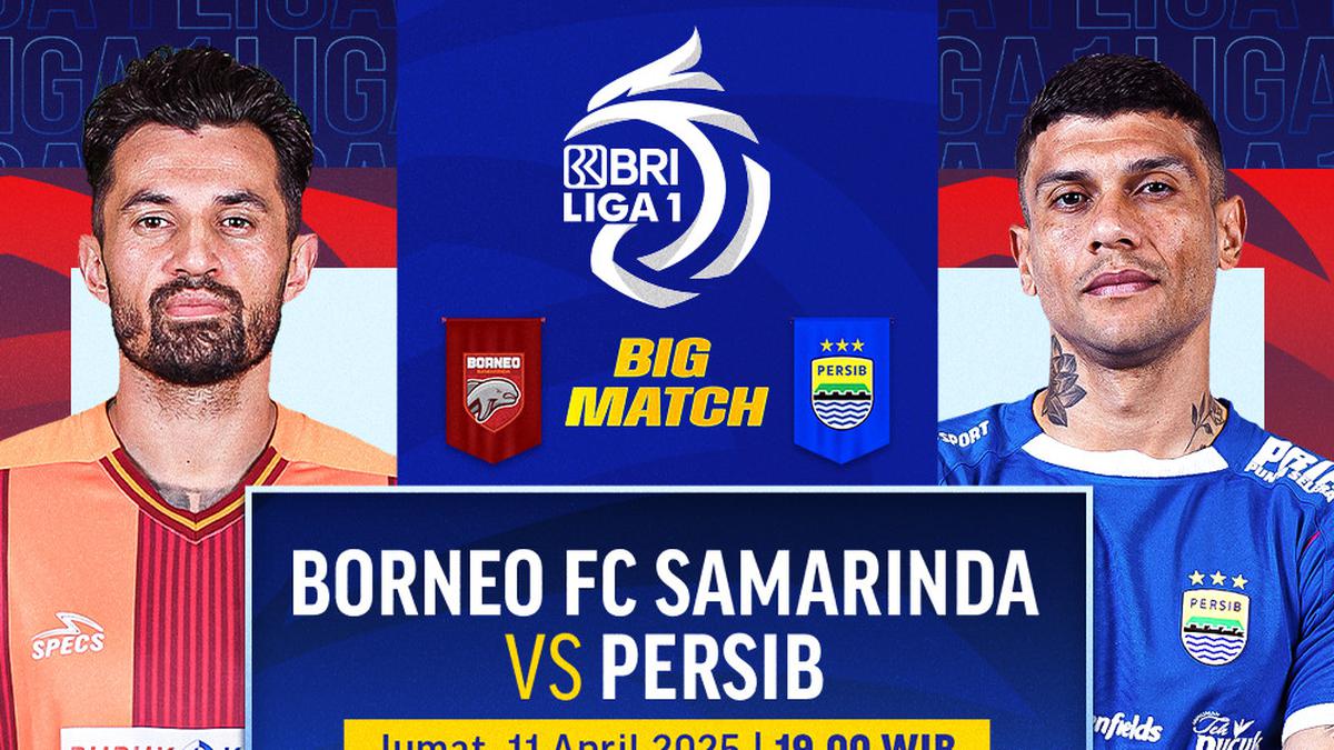 Link Siaran Langsung Big Match BRI Liga 1: Borneo vs Persib di Vidio