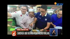Lakukan safari politik di Medan, Sumatra Utara, Sandiaga Uno masak nasi goreng di salah satu rumah makan ternama di kawasan Jalan Pandu, Medan. Bagaimana aksinya?