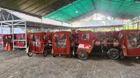 Menanti Becak Listrik Prabowo Mengaspal di Depok