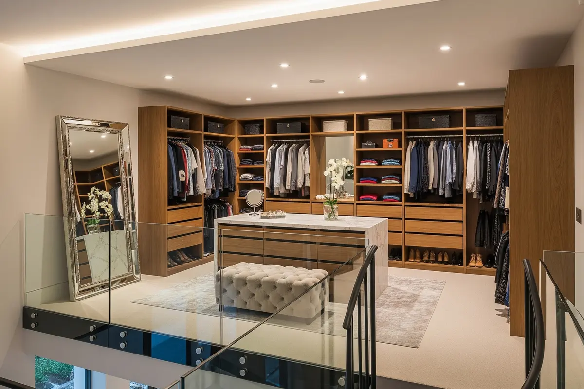 Cara Praktis Menambahkan Walk-in Closet di Mezzanine