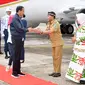 Presiden Joko Widodo atau Jokowi dan Ibu Negara Iriana melakukan kunjungan kerja ke Provinsi Kalimantan Utara (Kaltara), Selasa (28/2/2023). (Dok. Biro Pers Sekretariat Presiden)