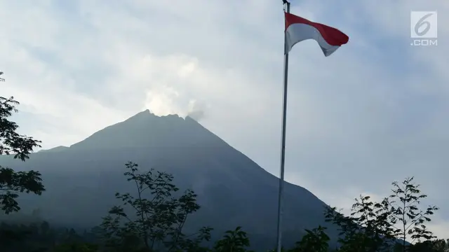 Merapi dari Pos Babadan Muntilan