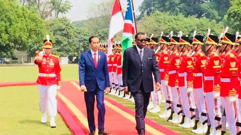 Jokowi Terima Kunjungan Presiden Namibia di Istana Bogor (Dok. Biro Pers)