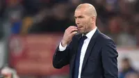 Pelatih Real Madrid asal Prancis, Zinedine Zidane. (AFP/Alberto Pizzoli)