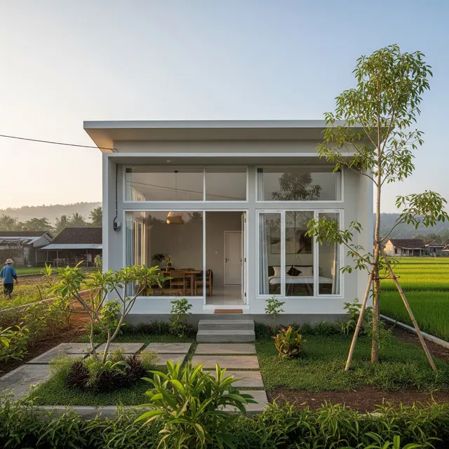 9 Model Rumah Minimalis Desa Cocok untuk Hidup Sederhana Tanpa Utang, Nyaman dan Asri