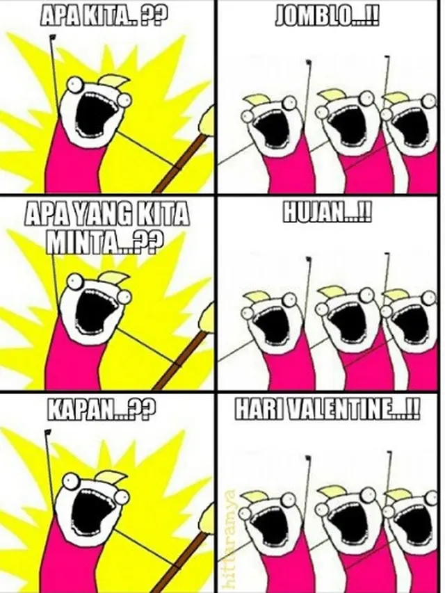 meme valentine sindir para jomblo