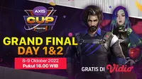 Gratis di Vidio! Link Live Streaming Grandfinal AXIS Cup Free Fire 2022 dari 8 sampai 9 Oktober