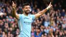 3. Sergio Aguero (Manchester City) - 6 Gol. (AFP/Oli Scarff)