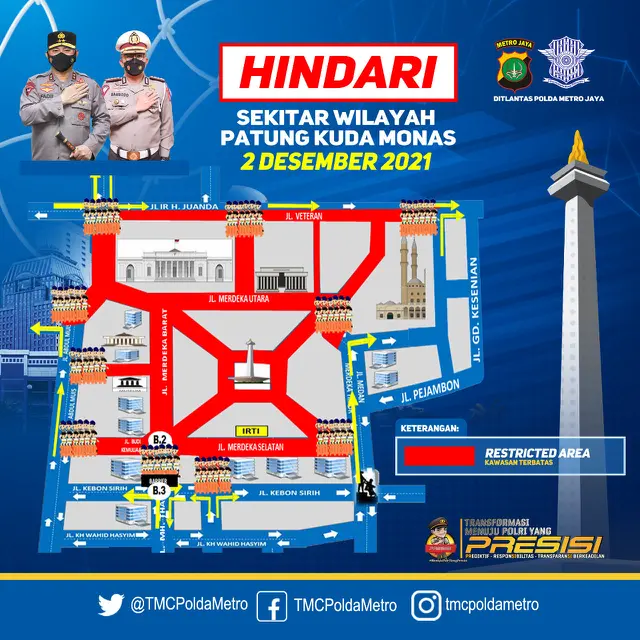 Antisipasi Demo Aksi Reuni Tahunan 212