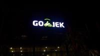 Logo Go-Jek di Kantor Go-Jek di Kawasan Kemang. Liputan6.com/Mochamad Wahyu Hidayat
