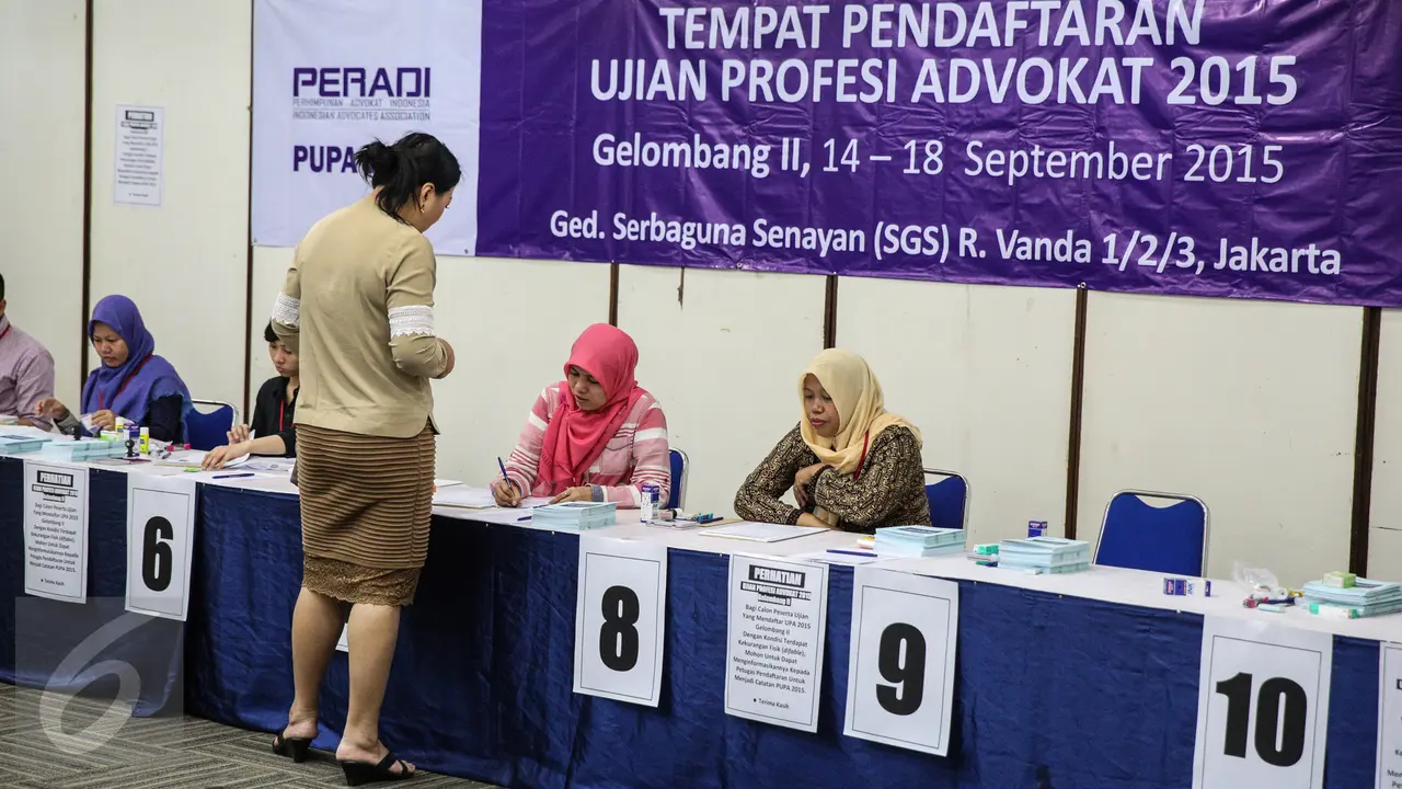 20150914-Peradi Buka Pendaftaran Ujian Profesi Advokat Gelombang Kedua 2015-Jakarta