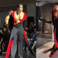 Chicco Jerikho jadi drakula kekar di fashion show Harry Halim (@chicco.jerickho)