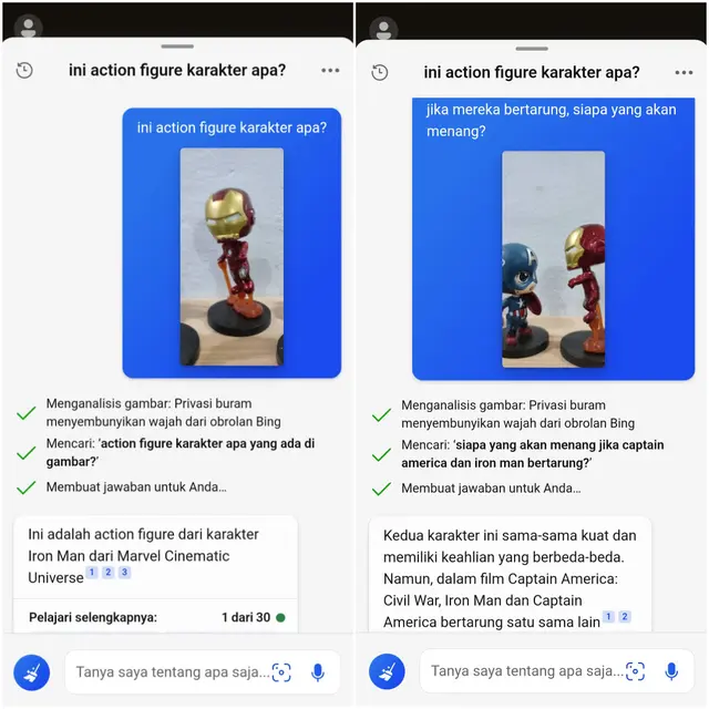Tangkapan layar menggunakan Visual Search dengan chatbot AI Bing (Liputan6.com/Giovani Dio Prasasti)