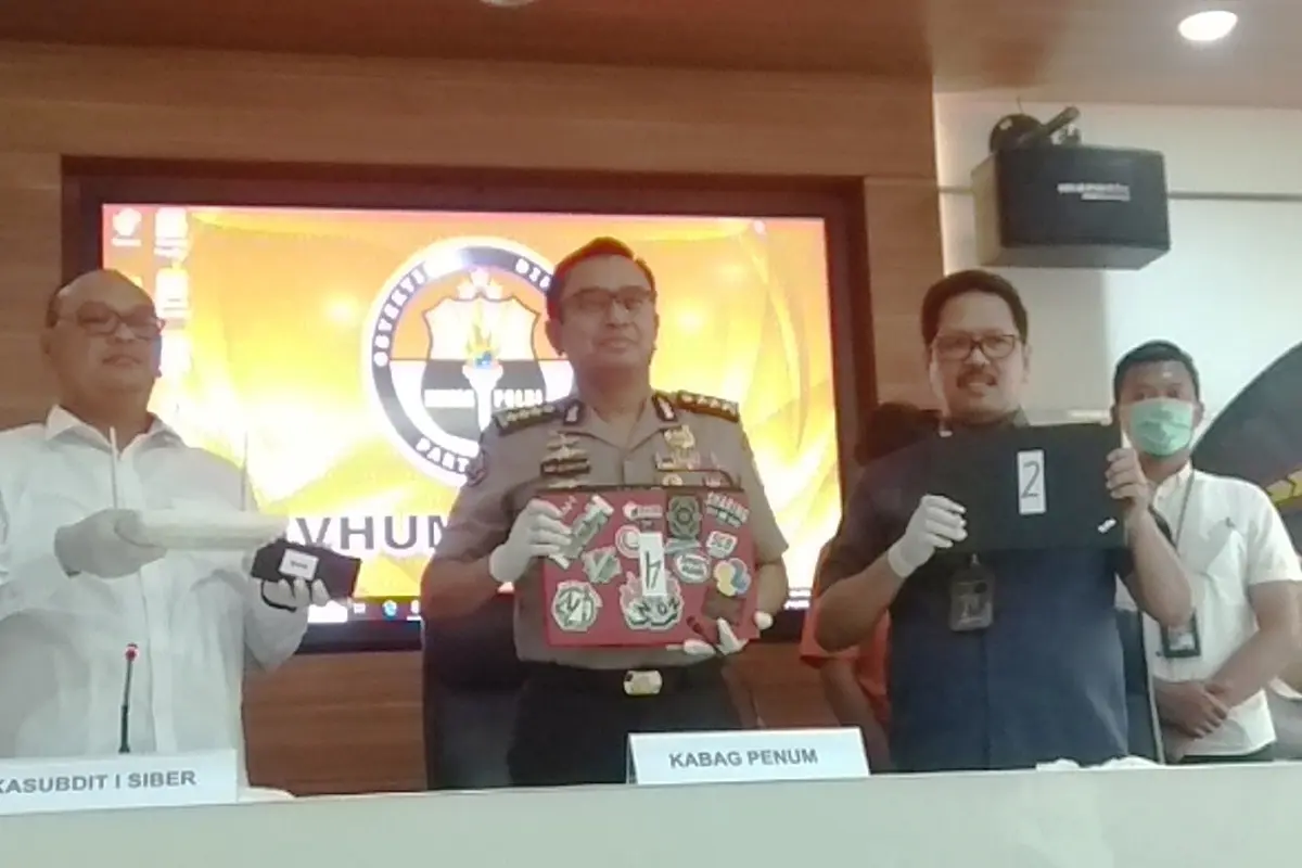 Direktorat Siber Bareskrim Polri menangkap dua peretas laman PN Jakarta Pusat